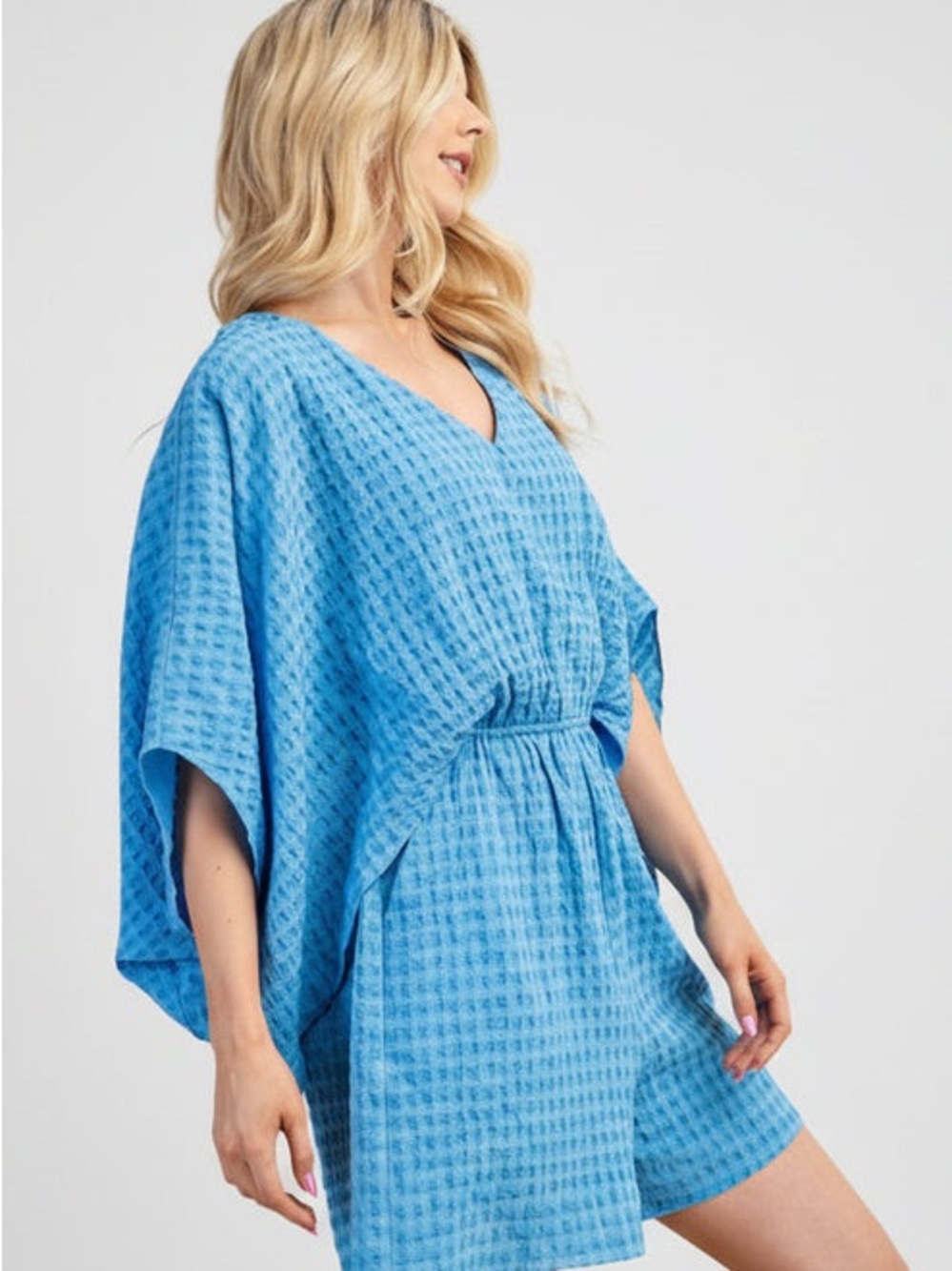 THE KIMONO BLOOM ROMPER COLLECTION AZURE BLOOM - Picture 5 of 7